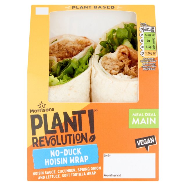 Morrisons Plant Revolution No Hoisin Duck Wrap 197g