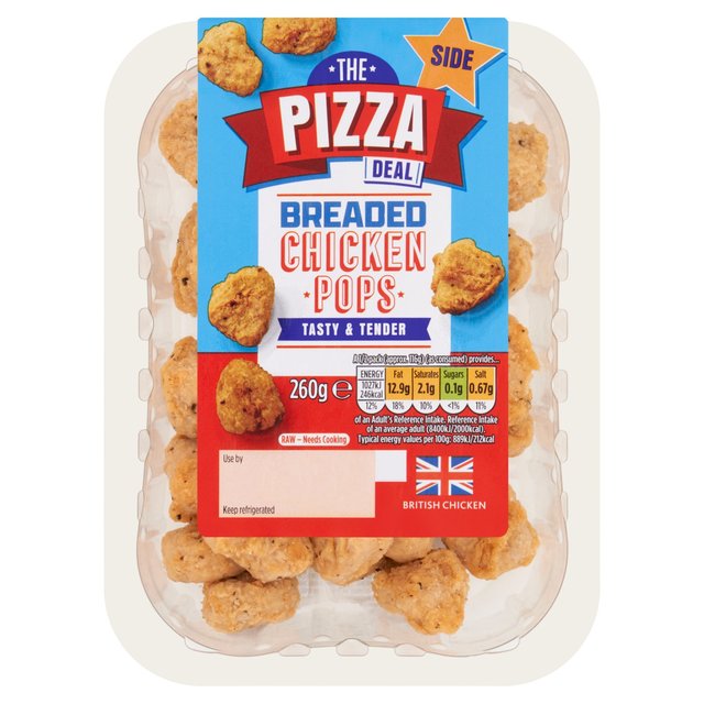 Morrisons The Pizza Deal Chicken Pops 260g