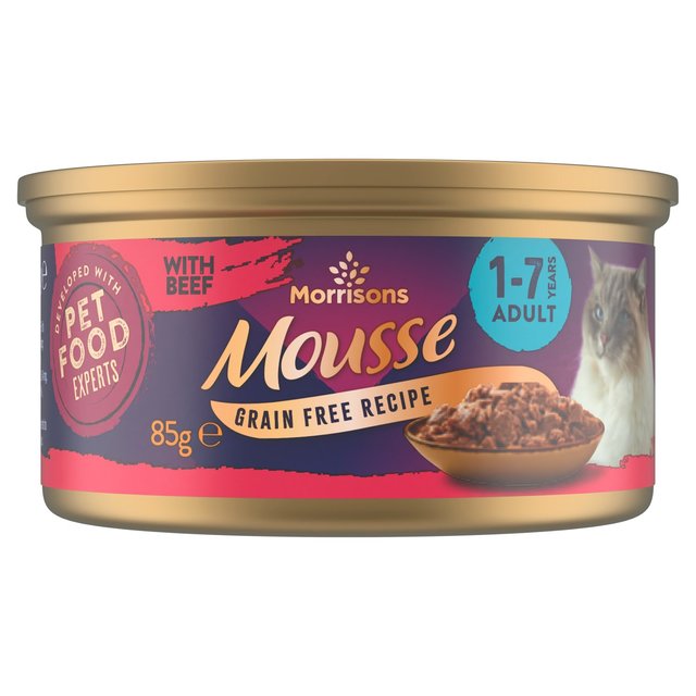 Morrisons Adult Cat Premium Luxury Food Beef 85g