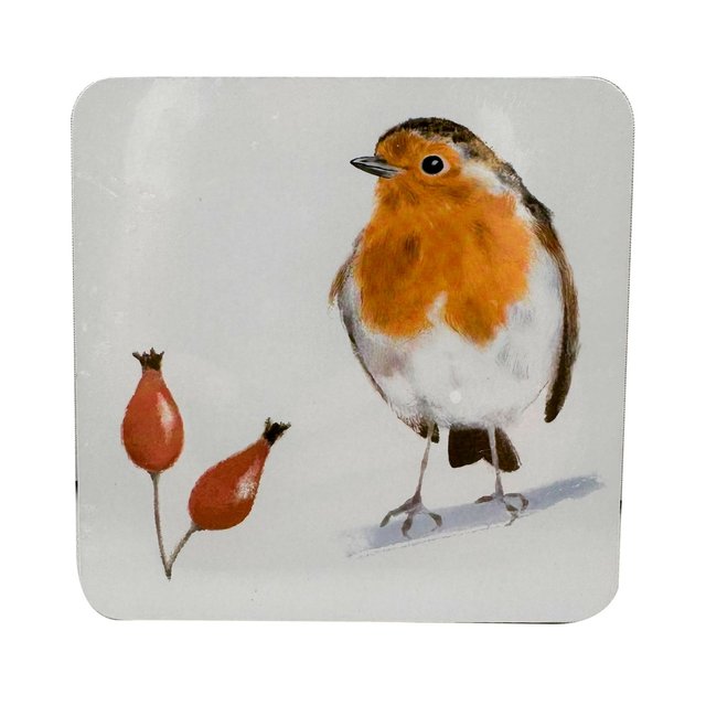 Nutmeg Home Bird Cork Back Coaster 