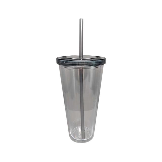 Nutmeg Home Tumbler With Straw 650ml