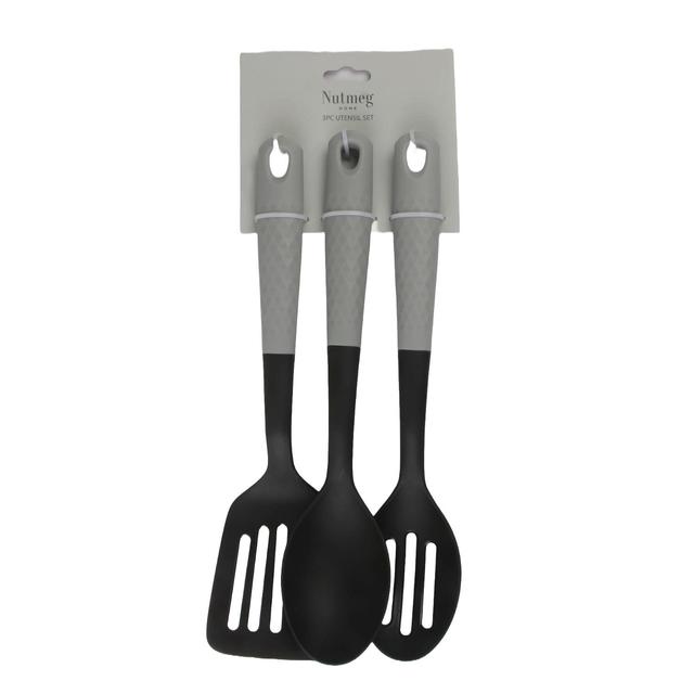 Nutmeg Home 3pc Utensil Set 