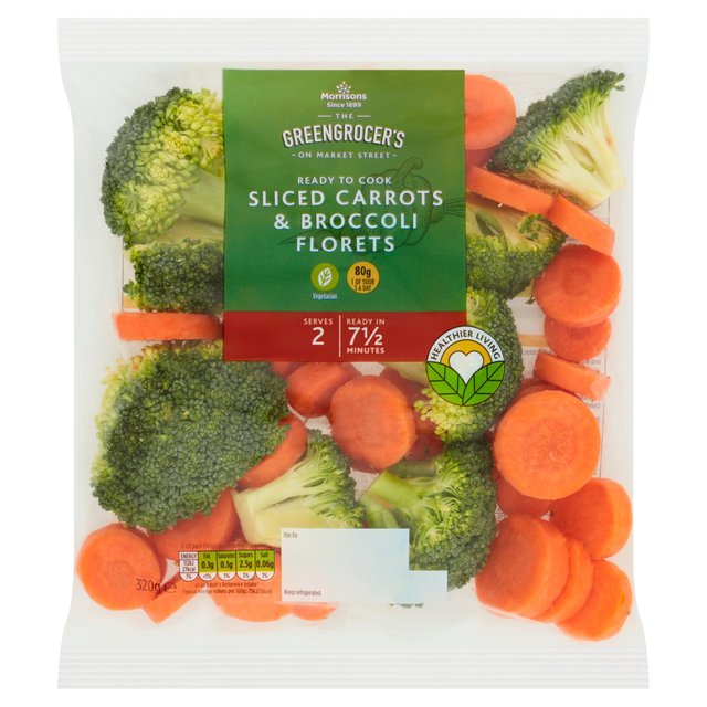 Morrisons Carrot & Broccoli Florets 320g