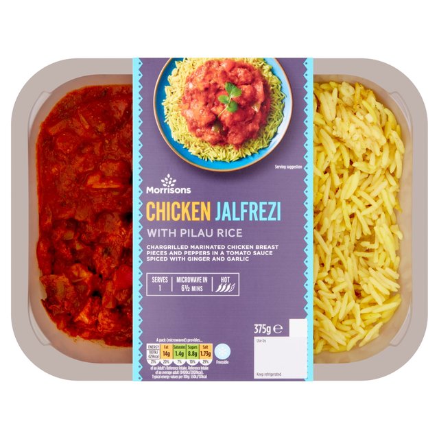 Morrisons Chicken Jalfrezi & Rice 375g