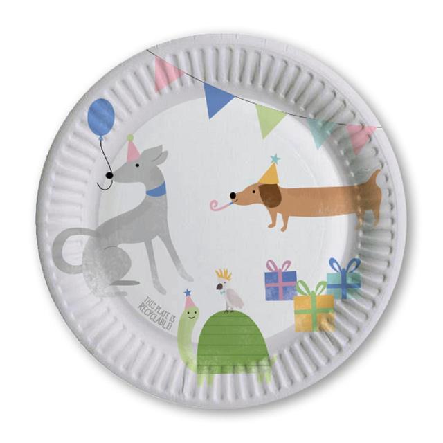 Nutmeg Home Party Pets Plates 10 per pack