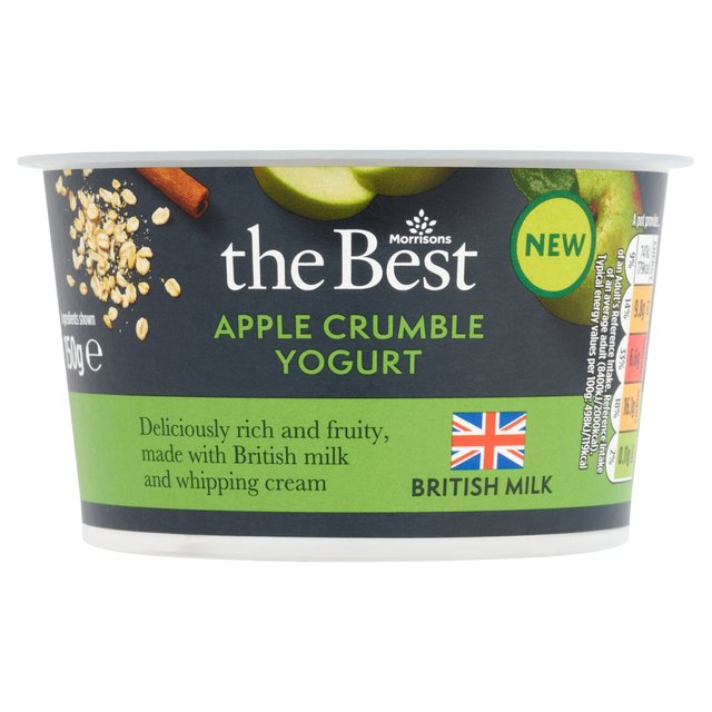 Morrisons The Best Apple Crumble Yogurt 150g