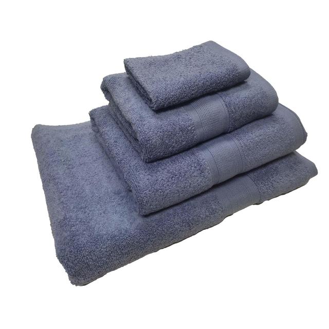 Nutmeg Denim Blue Super Soft Face Cloth 