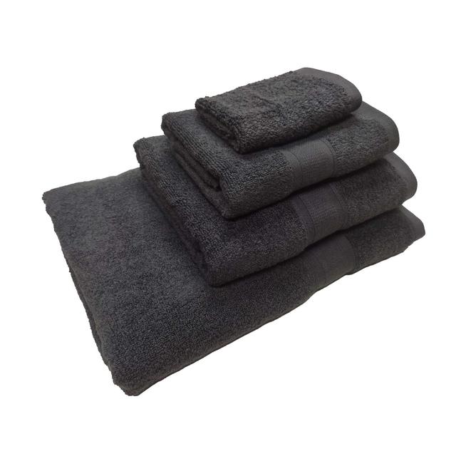 Nutmeg Graphite Grey Super Soft Face Cloth 