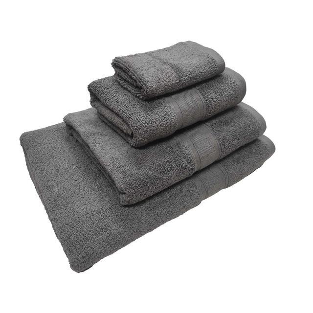 Nutmeg Slate Grey Super Soft Bath Sheet 