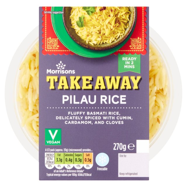 Morrisons Takeaway Pilau Rice 270g