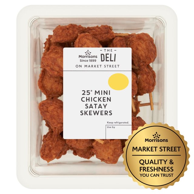 Market Street Deli 25 Mini Chicken Satays 250g
