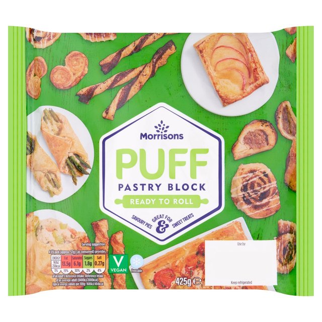 Morrisons Puff Pastry Block 425g