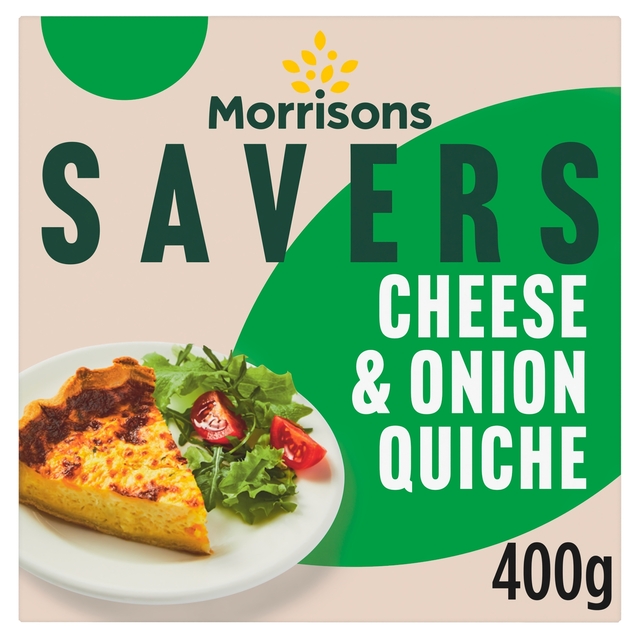 Morrisons Savers Cheese & Onion Quiche 400g