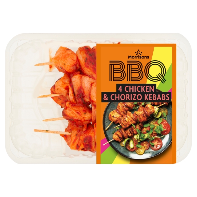 Morrisons Chicken And Chorizo Kebab 350g