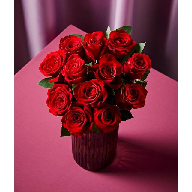 Morrisons The Best Valentines Dozen Red Roses Flowers Bouquet 