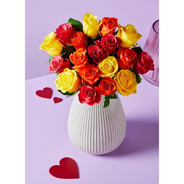 Morrisons Bright Roses Flowers Bouquet 