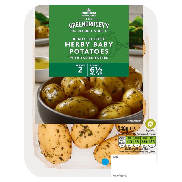 Morrisons Herby Baby Potatoes 340g