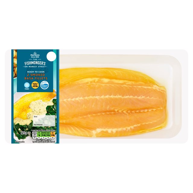 Morrisons Market St Smoked Basa Fillets 230g