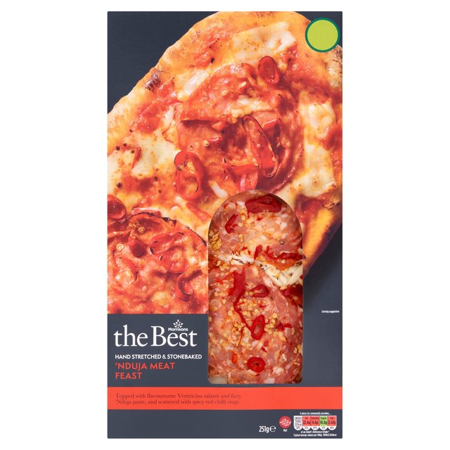 Morrisons The Best Single Serve Nduja Meat Feast 215g