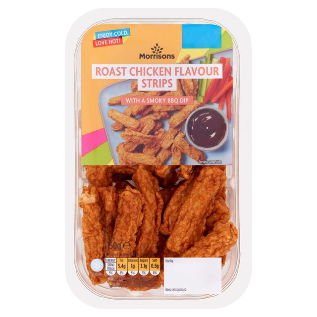 Morrisons Roast Chicken Strips With Smokey BBQ Dip 