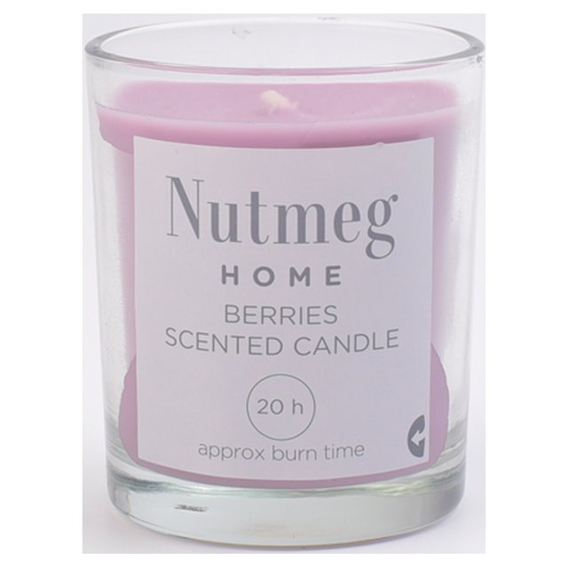 Nutmeg Home Waxfill Glass Berries 