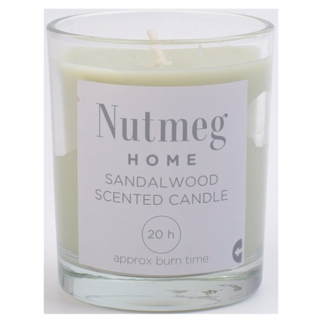 Nutmeg Home Waxfill Glass Sandalwood 