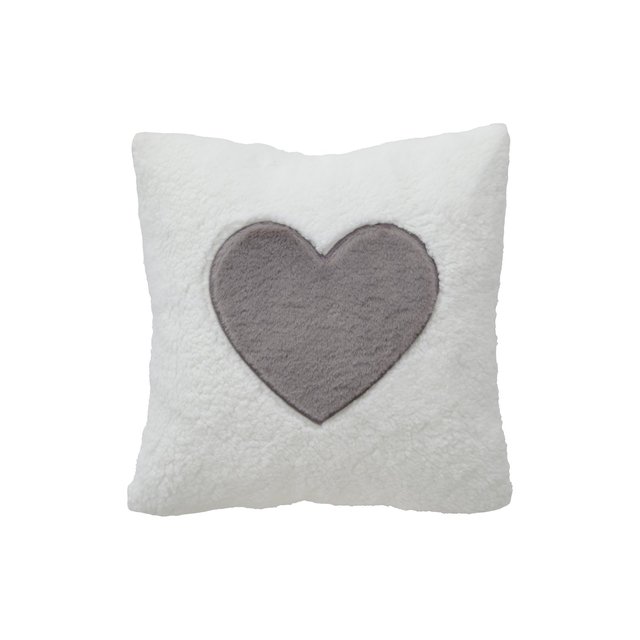 Nutmeg Home Heart Cushion 40 x 40cm 