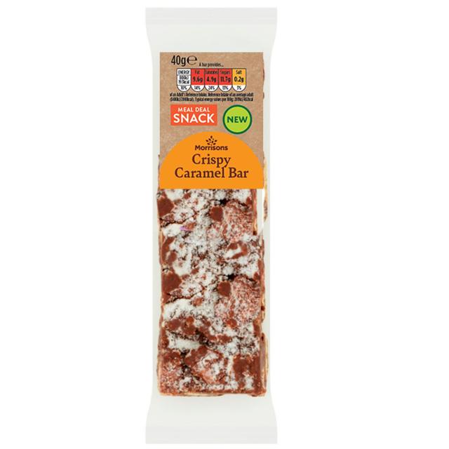 Morrisons Crispy Caramel Bar 40g