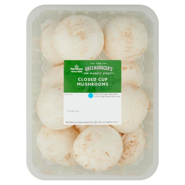 Morrisons Closed Cup Mushrooms 400g