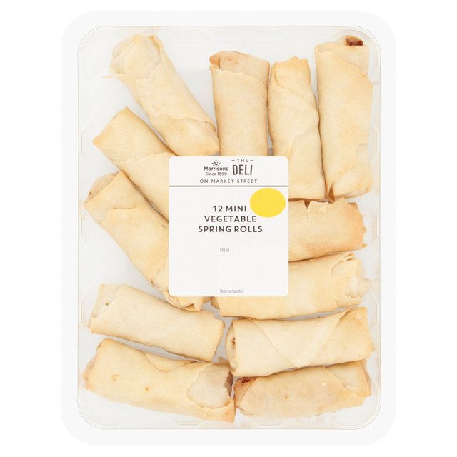 Market Street Deli Mini Vegetable Spring Rolls 12 per pack