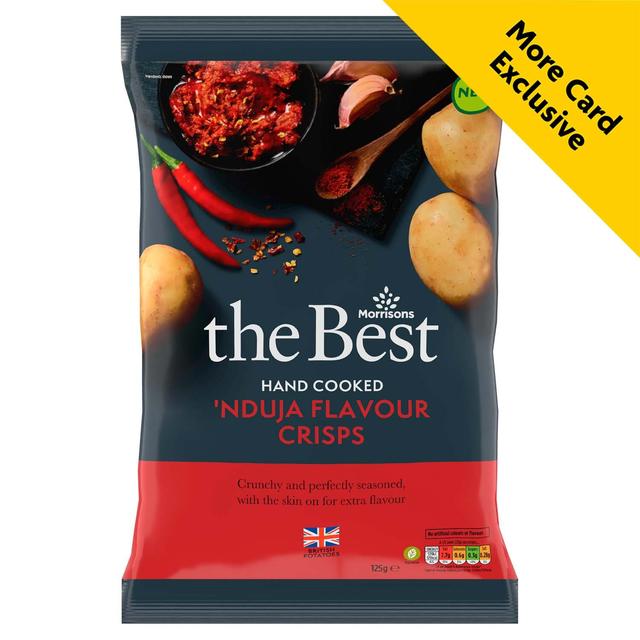 Morrisons The Best Spicy 'Nduja Crisps 125g