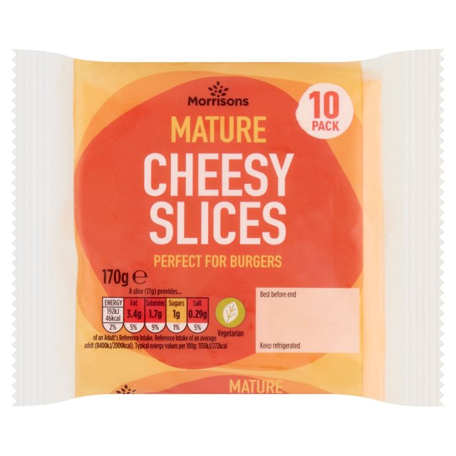 Morrisons Mature Cheesy Slices 170g