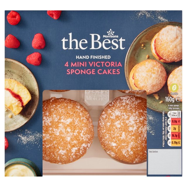 Morrisons The Best Mini Victoria Sponge Cakes 