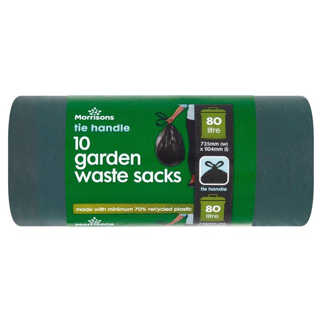 Morrisons Tie Handle Garden Sacks 10 per pack