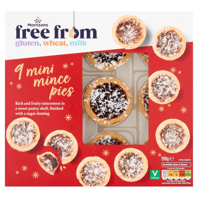 Morrisons Free From 9 Mini Mince Pies 231g