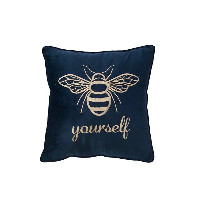 Nutmeg Home Deco Bee Cushion 