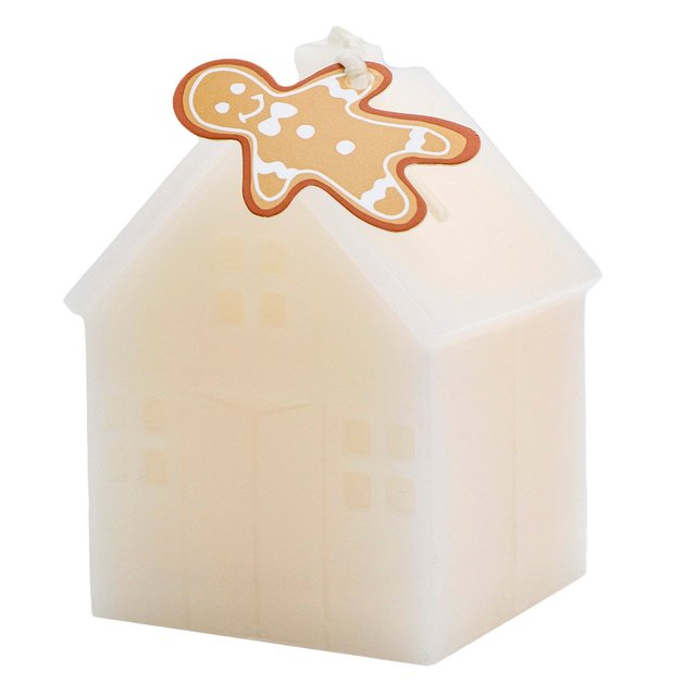 Nutmeg Home Unscented House Shaped Candle 