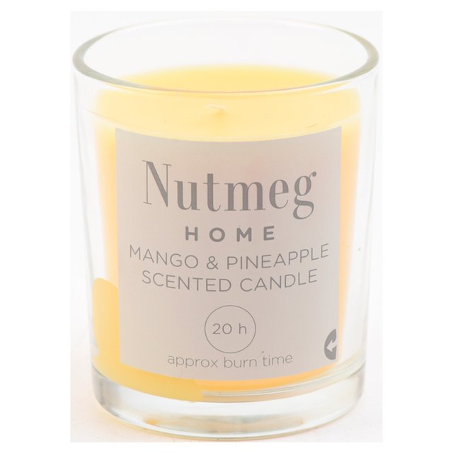 Nutmeg Home Waxfill Glass Mango & Pineapple 