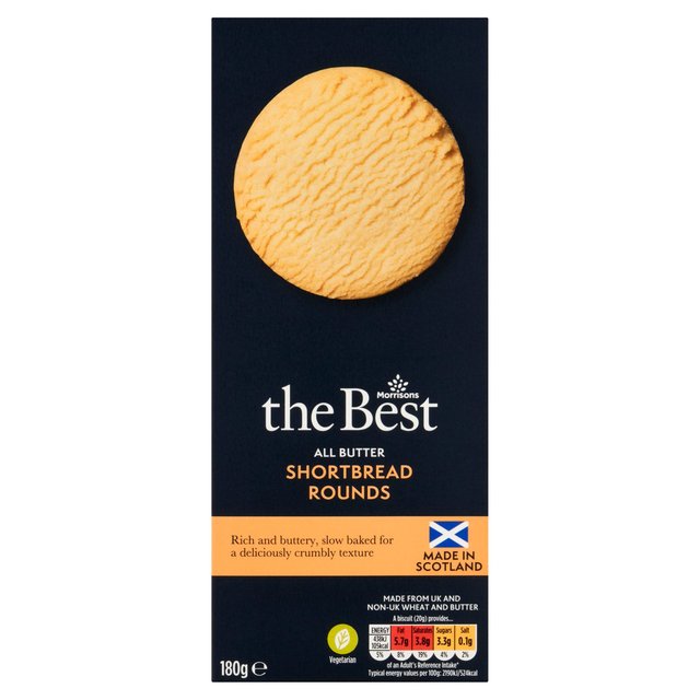 Morrisons The Best All Butter Shortbread Rounds 180g