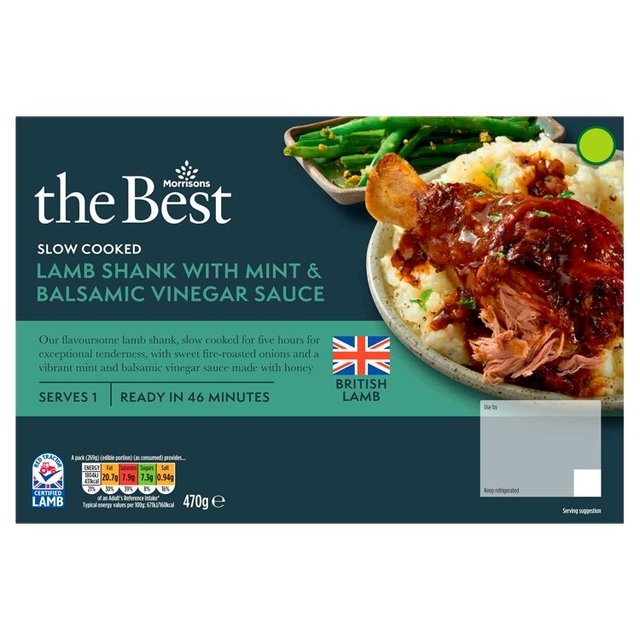 (CP) Morrisons The Best Slow Cooked Lamb Shank 470g