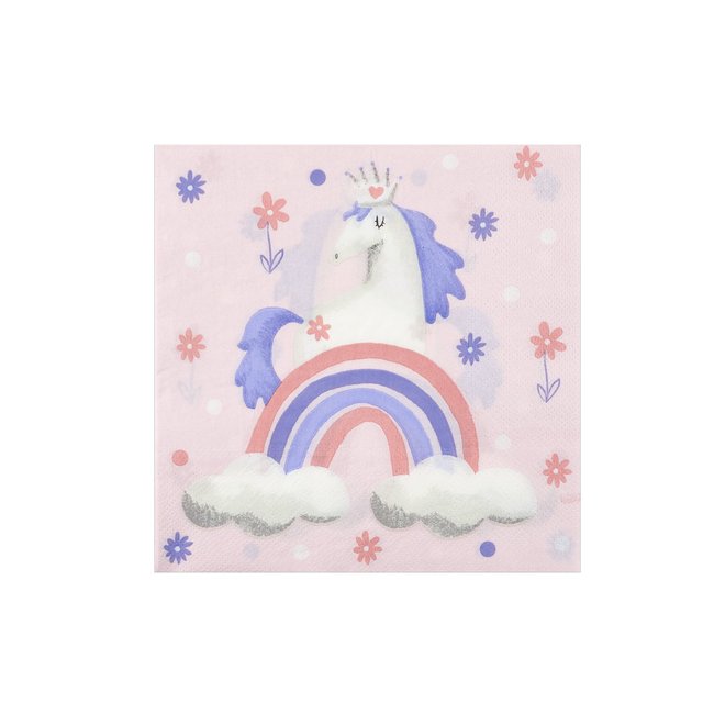 Nutmeg Unicorn Napkin 20 per pack