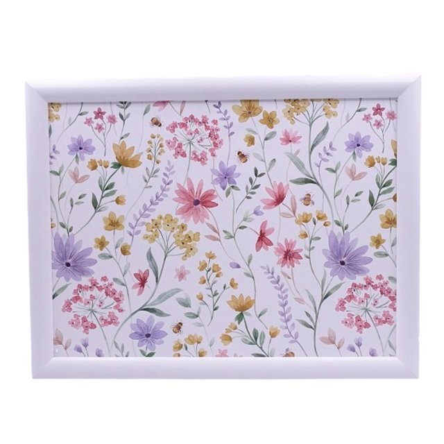 Nutmeg Floral Lap Tray 