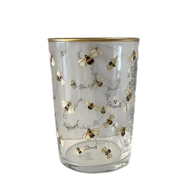 Morrisons Bee Printed Tumbler With Rim 