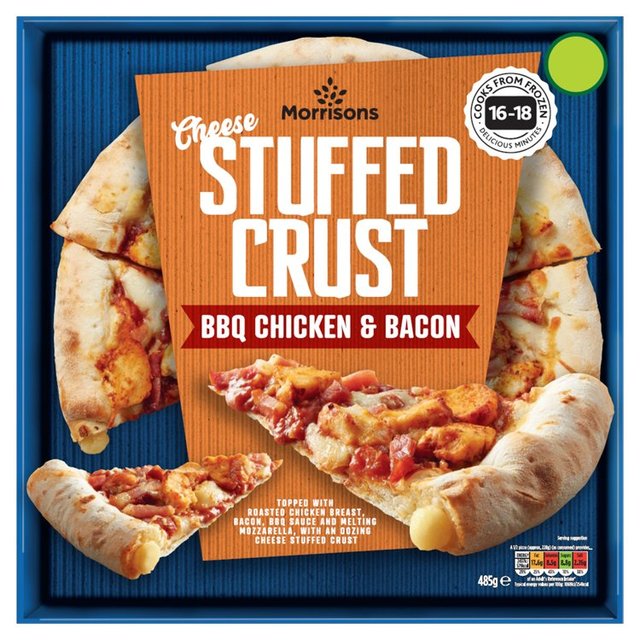 Morrisons Stuffed Crust BBQ Chicken & Bacon Pizza 485g