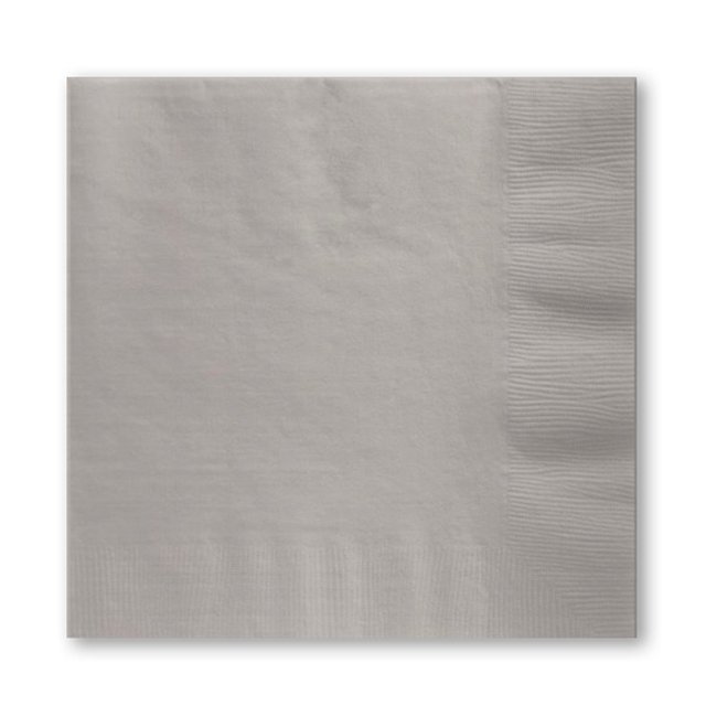 Nutmeg Home Silver Napkins 20 per pack