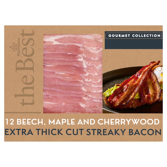 Morrisons Gourmet Collection Triple Smoked Streaky Bacon 300g