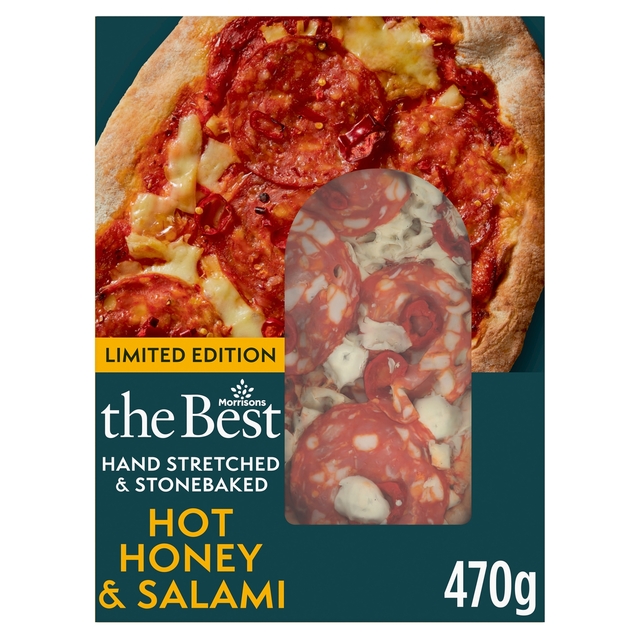 Morrisons The Best Hot Honey Salami Pizza Limited Edition 470g