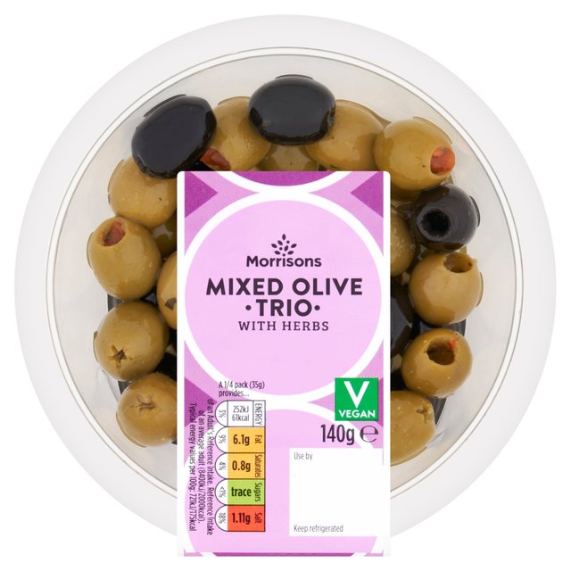 Morrisons Trio Olives 140g