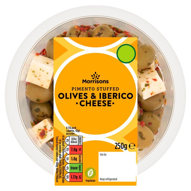 Morrisons Pimento Stuffed Olives With Iberico  250g