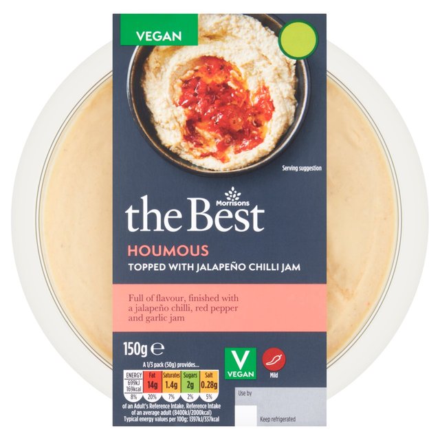 Morrisons The Best Houmous With Chilli Jam 150g